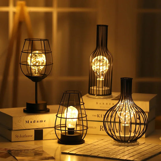 Iron Cage Night Lamp