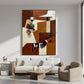 Cubist Abstract Oil Painting