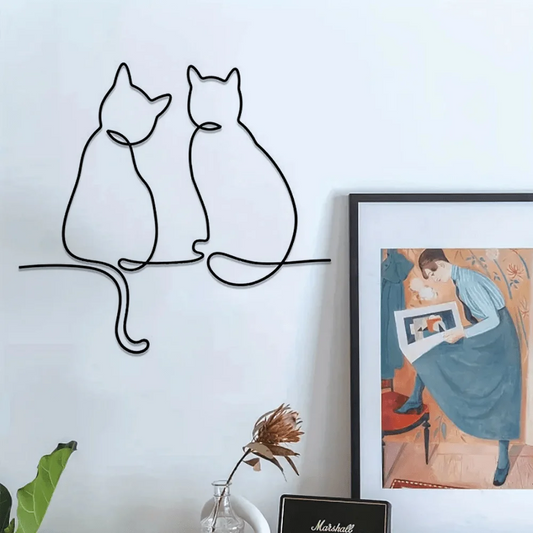Vintage Cat Wall Art