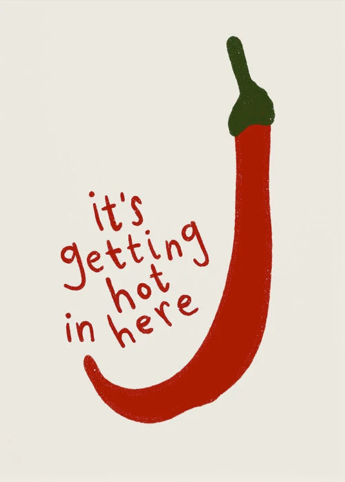 Japanese Chili Wall Art