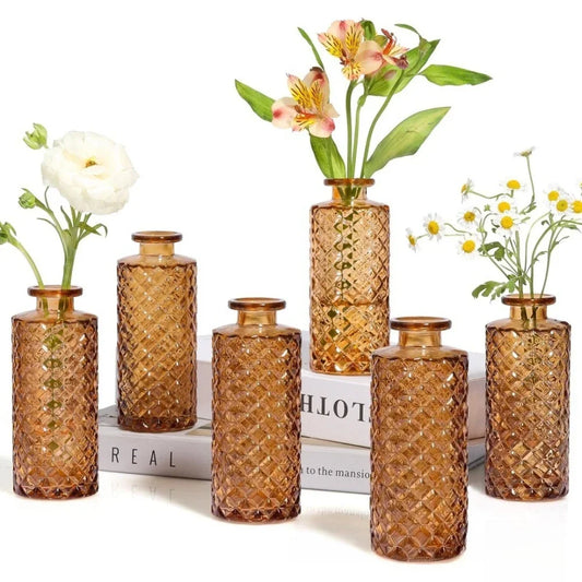 Vintage Glass Vase Set