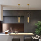 Rotating Gold Pendant Lamp