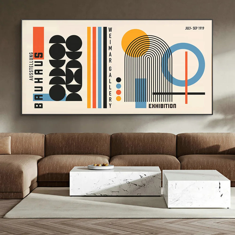 Bauhaus Abstract Wall Art