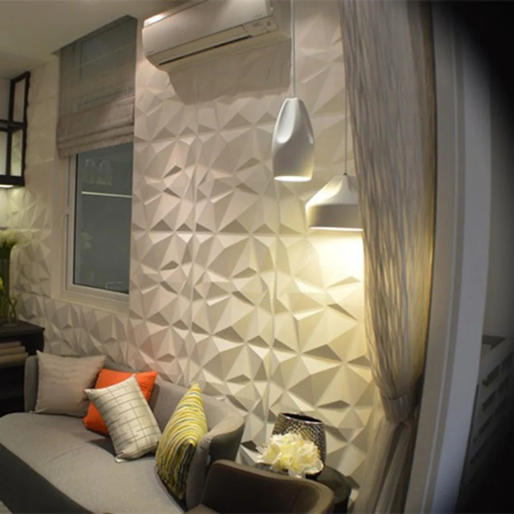 White Foam Brick Panel