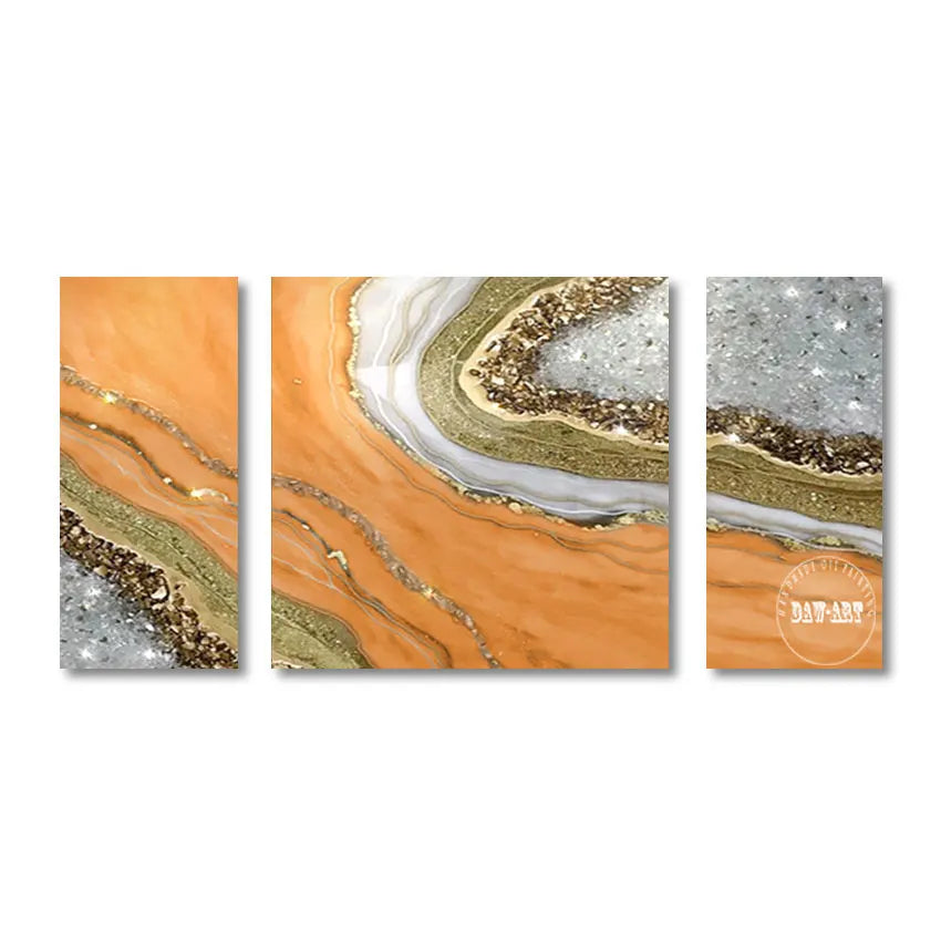 Gold Foil Wall Artwork