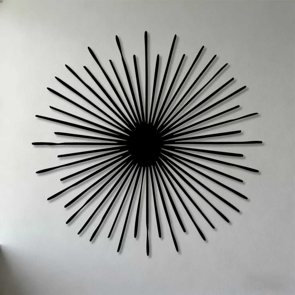 Sunburst Metal Wall Art