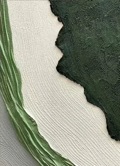 Green Gold Canvas Art