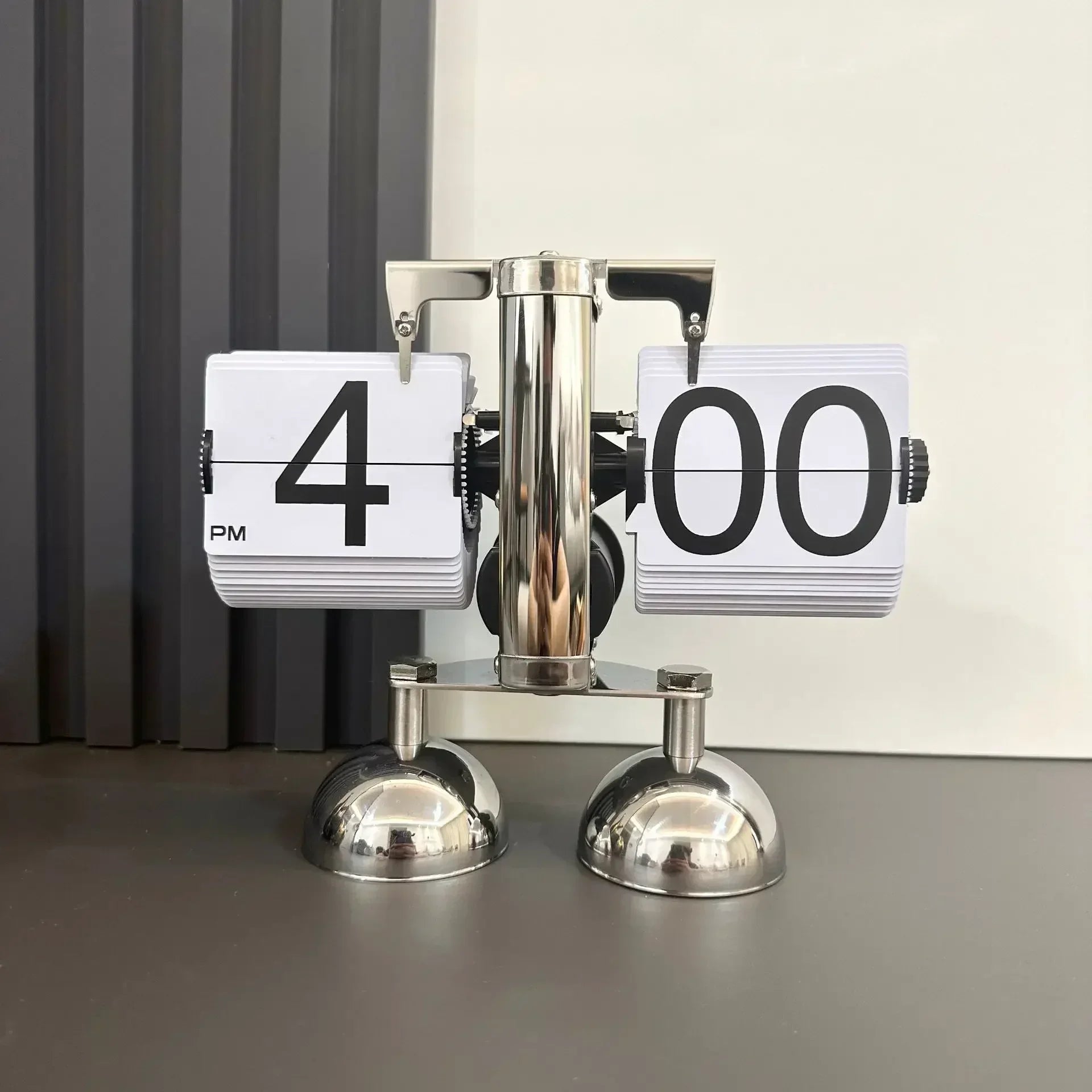 Flip Clock Vintage Desk Clocks Retro Flip Down Clocks-Battery Powered Internal Operated Flip Flop Watch Home & Office Décor 탁상시계