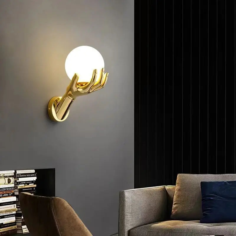 Lampara Mesita Noche Luces Led Para Habitacion Wall Lamp Light For Bedroom Espelhos De Paredes Lampara Pared Cabeceros Relojes