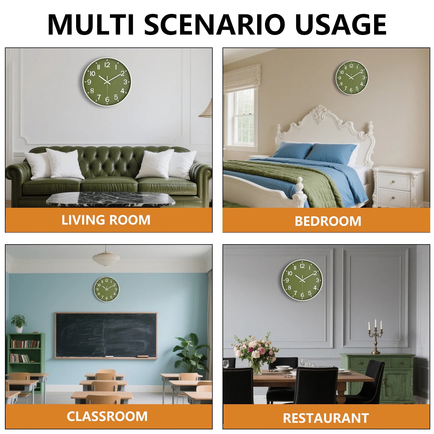 Retro Quartz Wall Clock Modern 3D Cubic Digital Silent Clock Living Room Bedroom Wall Clock Fashion Non Ticking Home Decoration