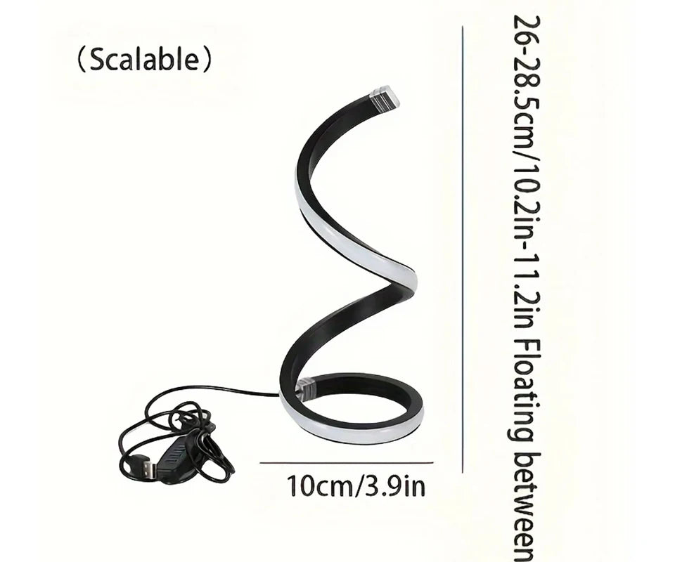 Modern Bedside Night Light Lamp Usb Dimmable Led Lights 3D Ring Night Lights For Bedroom Desk Clip Night Lamp With Dimmer