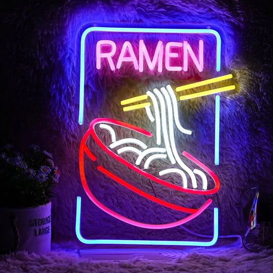 Ramen Bowl Neon Light