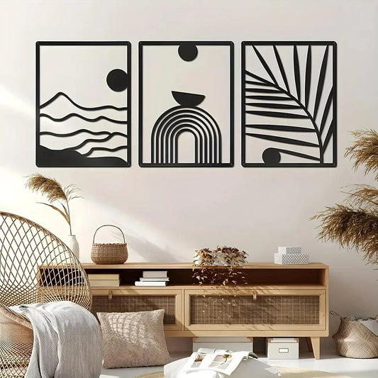 Geometric Metal Wall Art