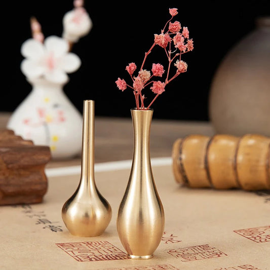 Mini Copper Flower Vase