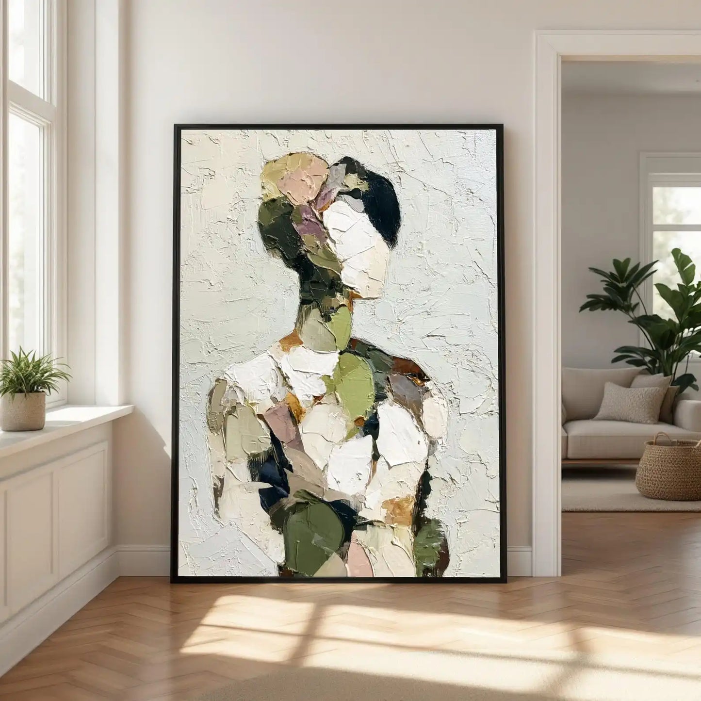 Cubist Abstract Oil Painting