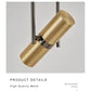 Rotating Gold Pendant Lamp