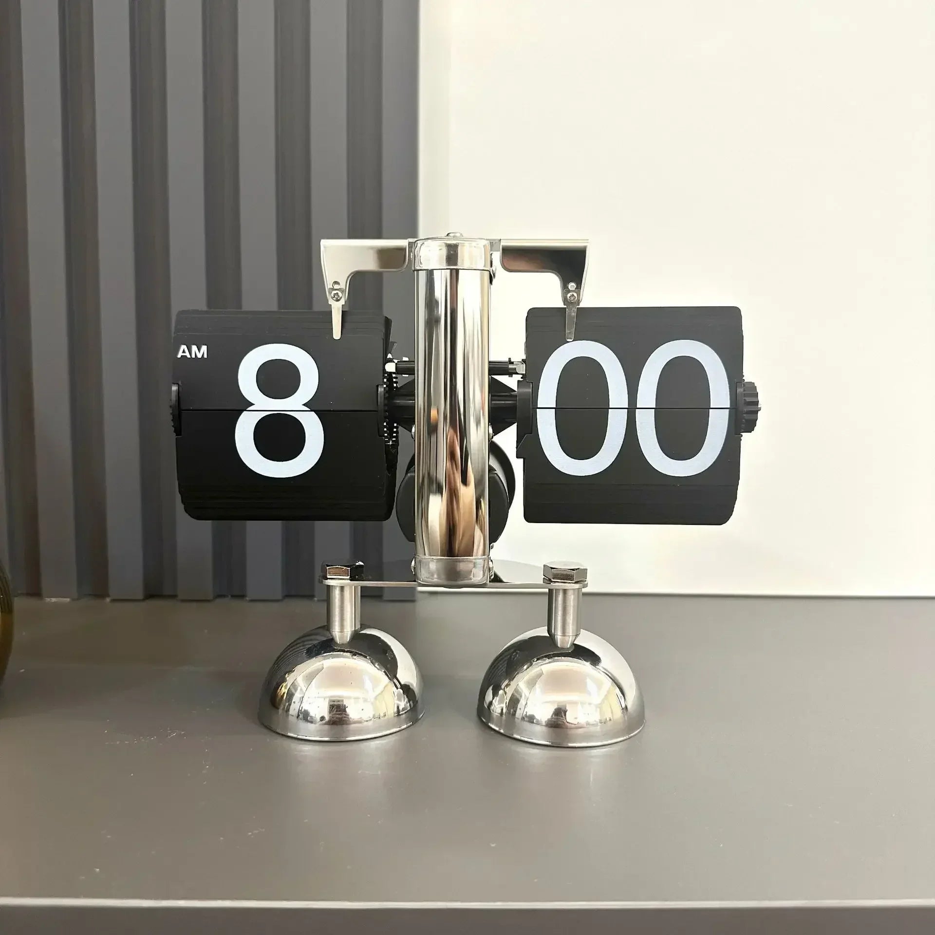 Flip Clock Vintage Desk Clocks Retro Flip Down Clocks-Battery Powered Internal Operated Flip Flop Watch Home & Office Décor 탁상시계
