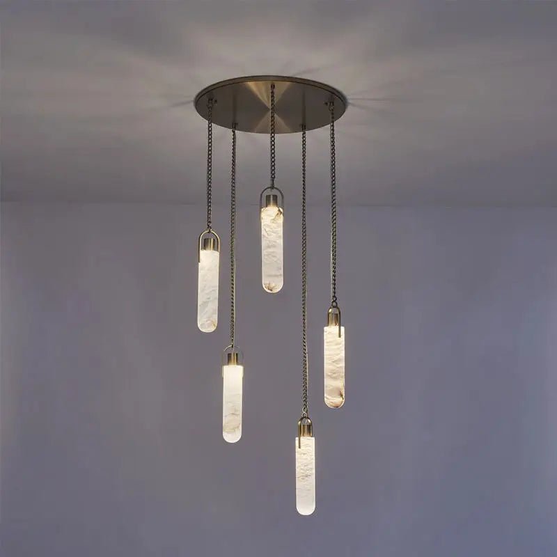 Marble Multi Pendant Chandelier