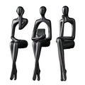 Abstract Desktop Character Ornaments High Quality Resin Abstract Thinker Sculpture Nordic Style Modern Home Office Decor