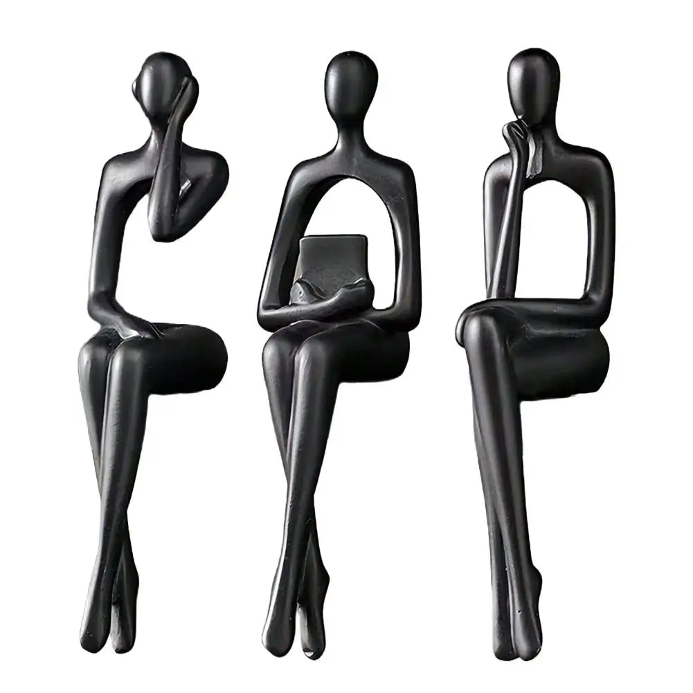 Abstract Thinker Resin Statue