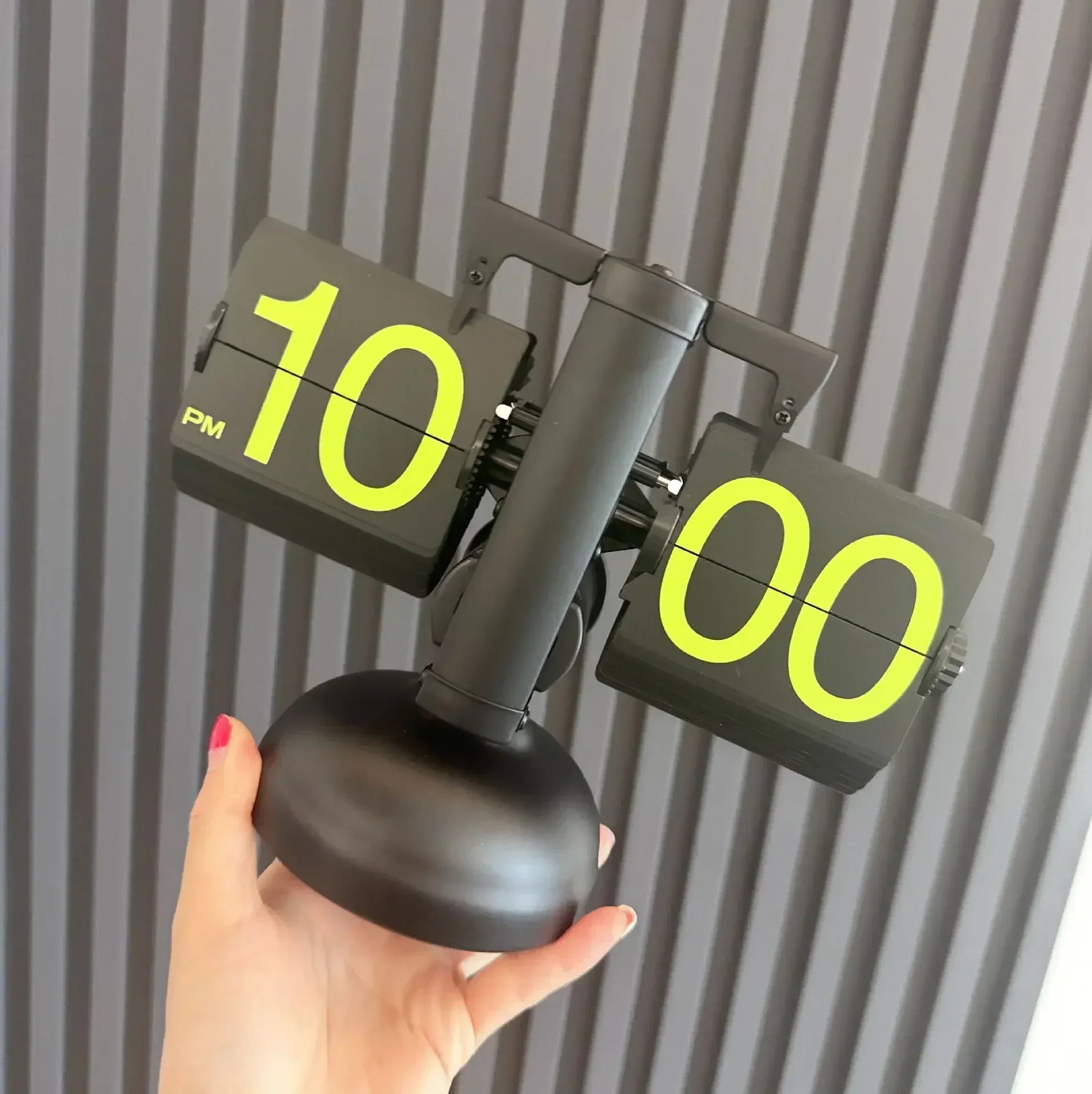 Flip Clock Vintage Desk Clocks Retro Flip Down Clocks-Battery Powered Internal Operated Flip Flop Watch Home & Office Décor 탁상시계