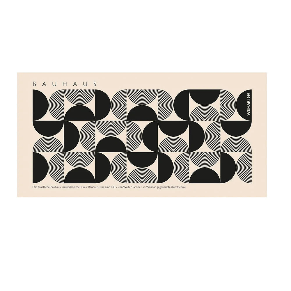 Bauhaus Minimalist Retro Wall Art Bauhaus Abstract Art Posters Geometric Bauhaus Canvas Painting for Living Room Bauhaus Poster
