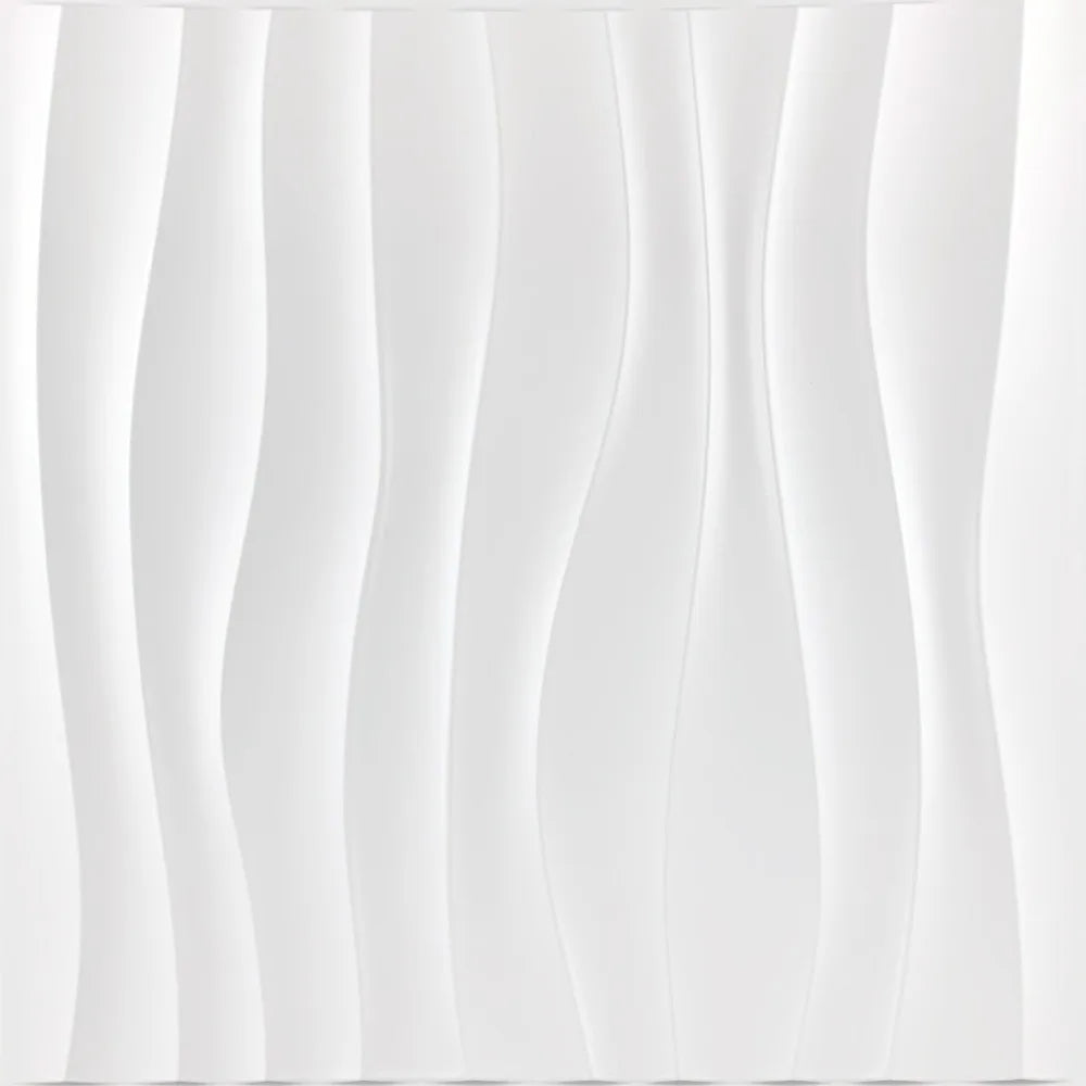 White Foam Brick Panel
