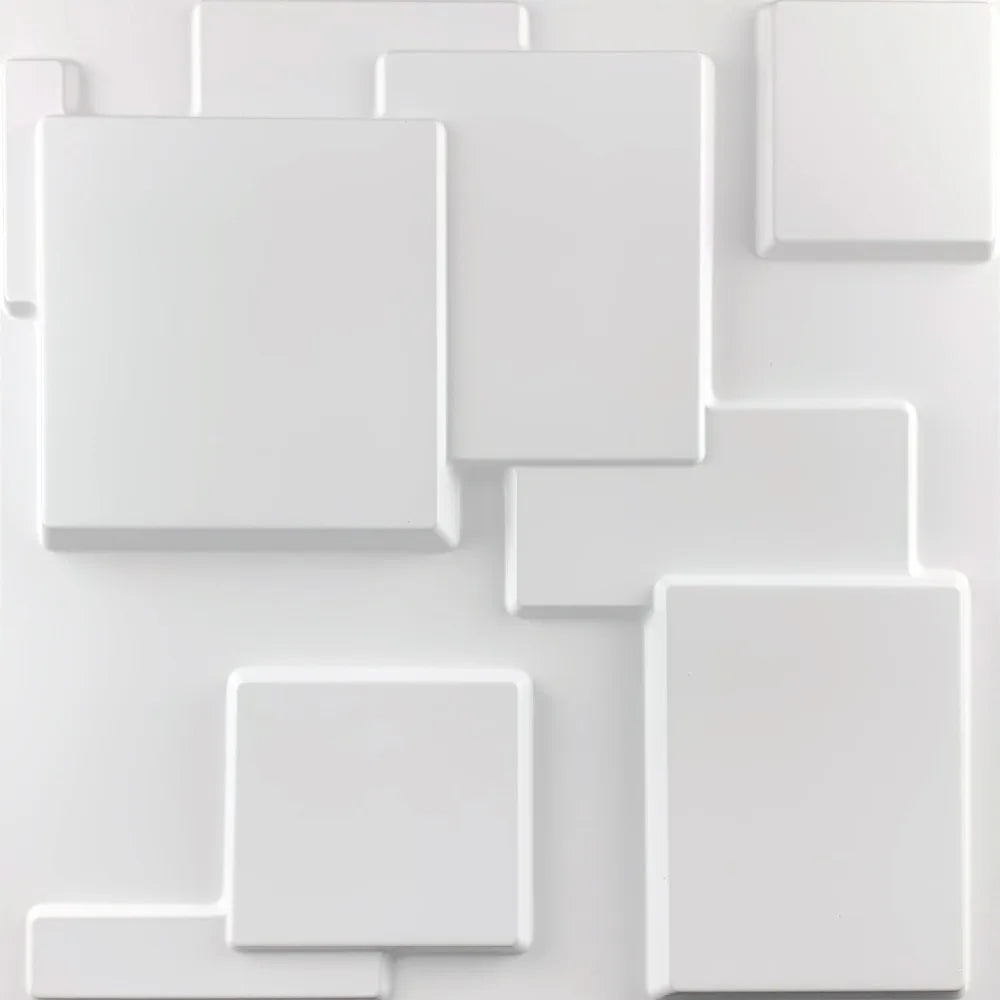 White Foam Brick Panel