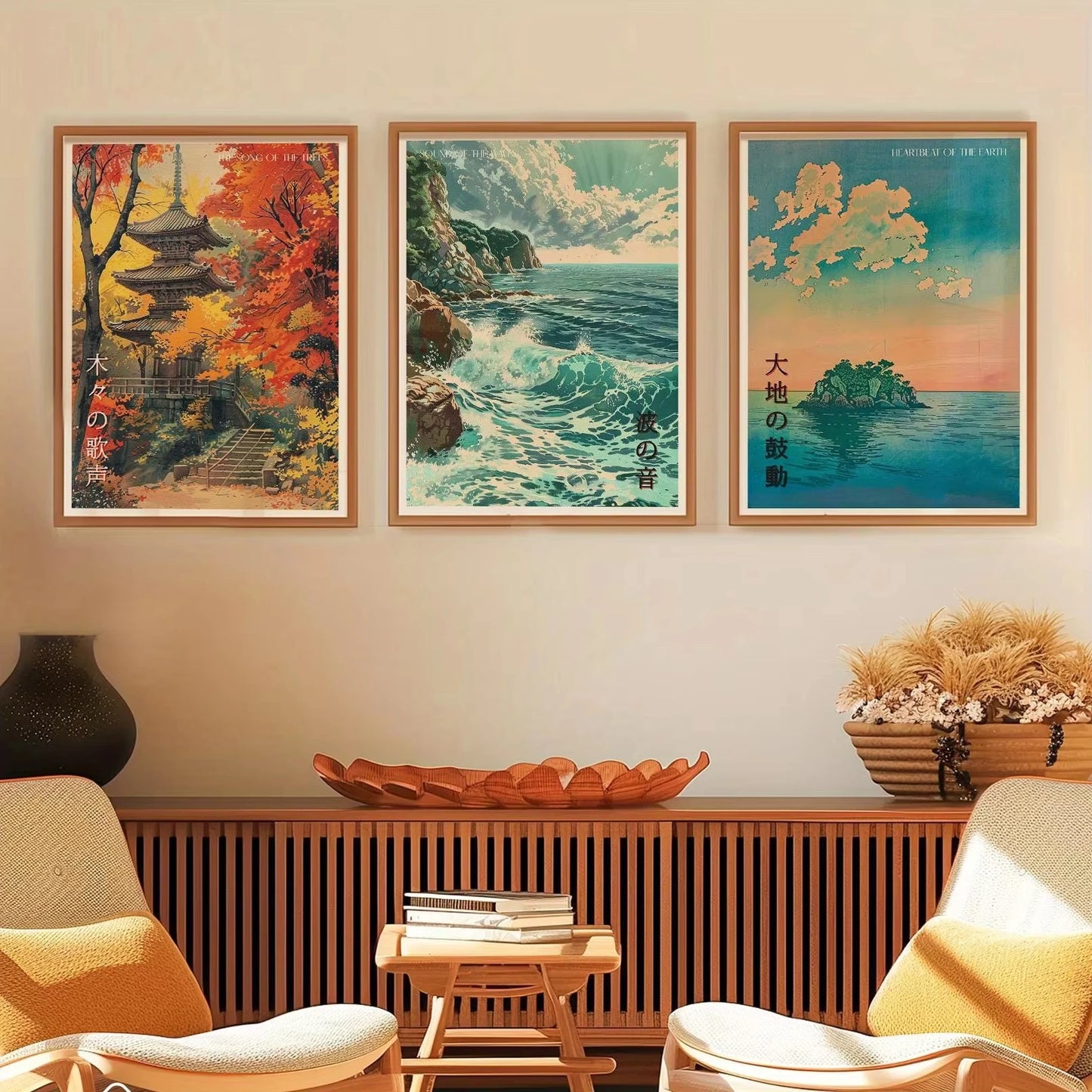 Japanese Landscape Poster Set