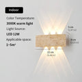 Wabi-sabi LED Wall Lamp Garden Light Stone IP65 Outdoor Waterproof Bedside Retro Sconces Lighting Fixture Home Decoration Indoor