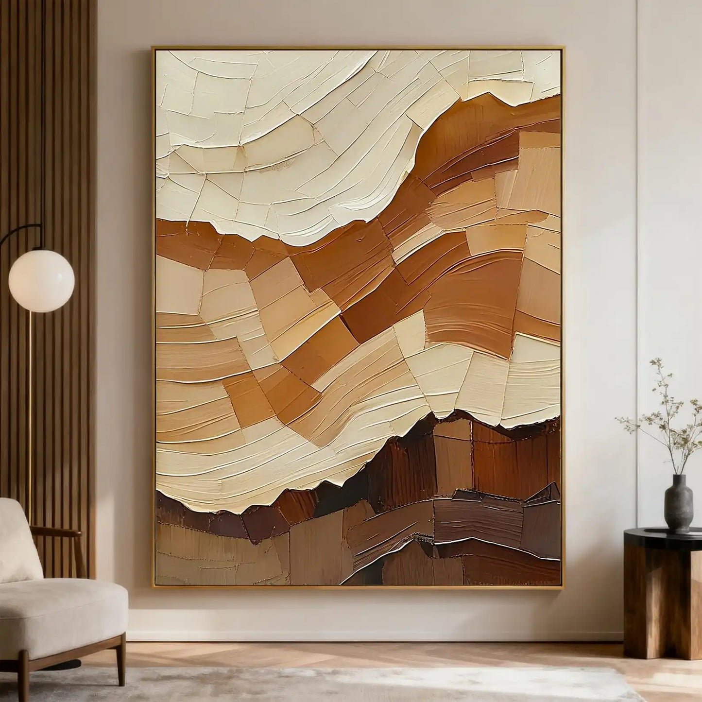 Cubist Abstract Oil Painting