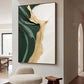 Green Gold Canvas Art