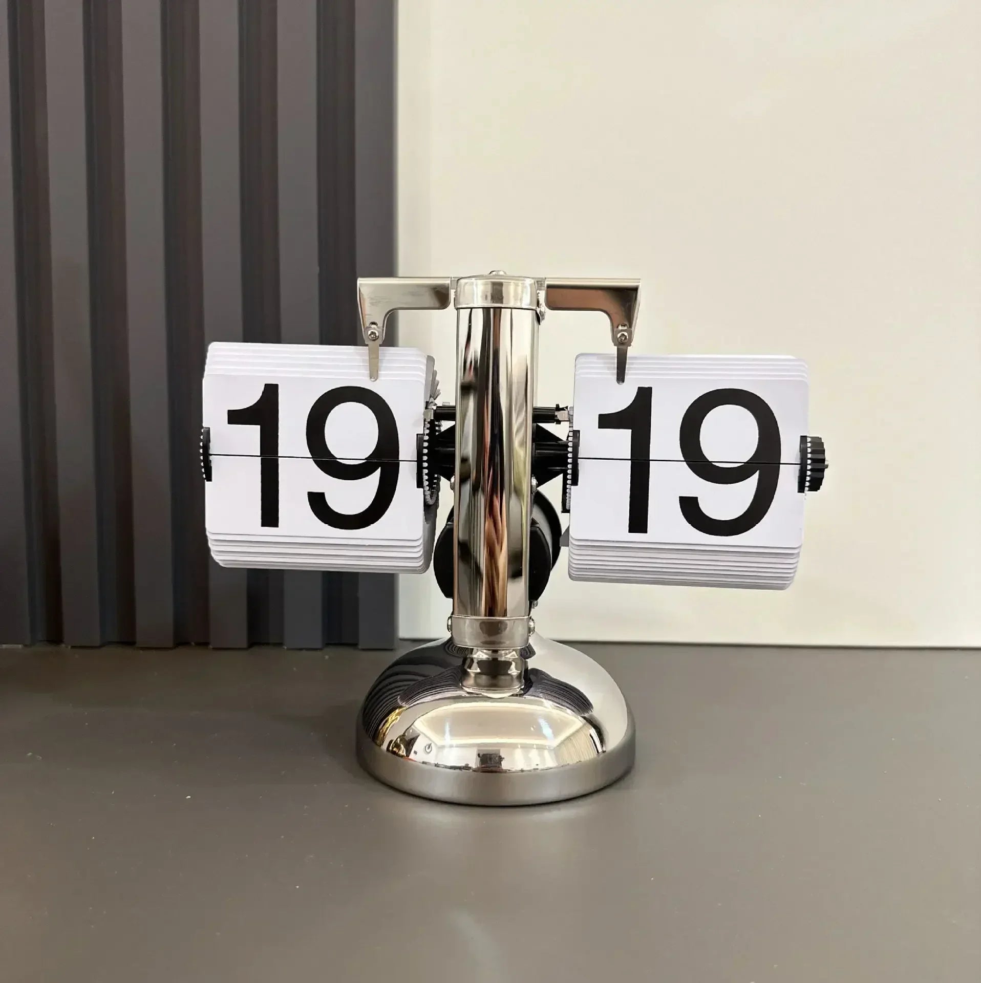 Flip Clock Vintage Desk Clocks Retro Flip Down Clocks-Battery Powered Internal Operated Flip Flop Watch Home & Office Décor 탁상시계
