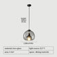 Grey Glass Pendant Light