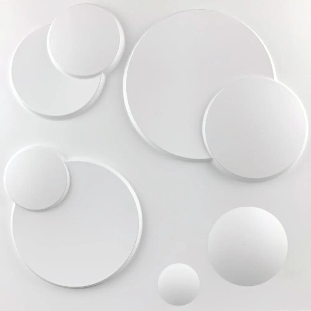 White Foam Brick Panel