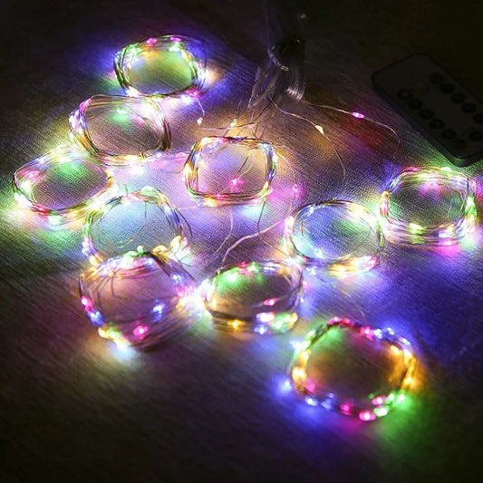 Remote Curtain Fairy Lights