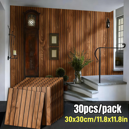 Faux Wood Grille Panels