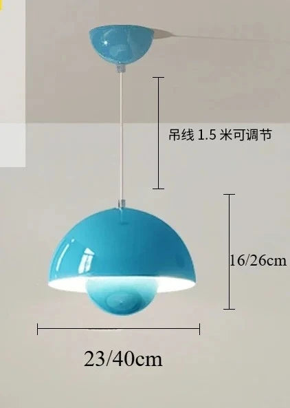 Macaron Mushroom Pendant Lamp