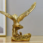 Golden Eagle Art Statue