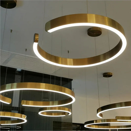 Round Ring Chandelier Light