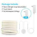24V Cuttable Neon COB LED Strip Light Dimmable Motion Sensor Hand Scan Touch Dimming Tape Lamp Bedroom Kitchen Cabinet Decor