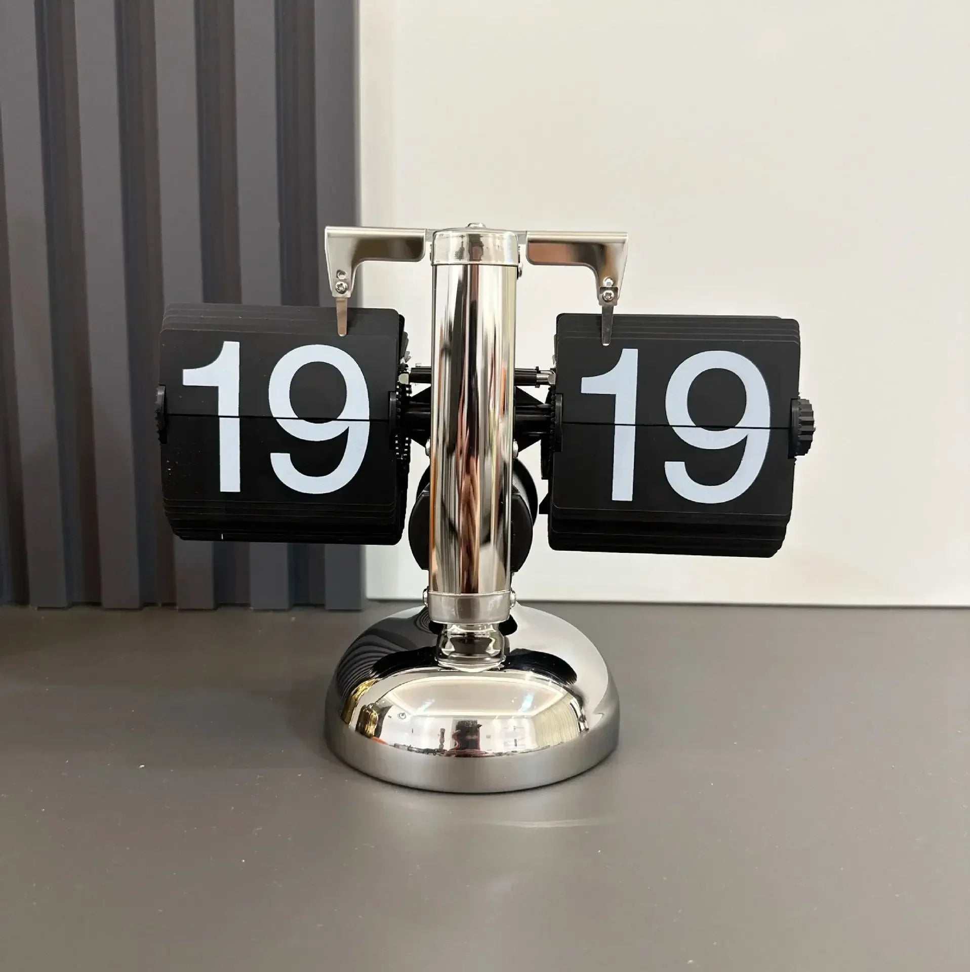 Flip Clock Vintage Desk Clocks Retro Flip Down Clocks-Battery Powered Internal Operated Flip Flop Watch Home & Office Décor 탁상시계