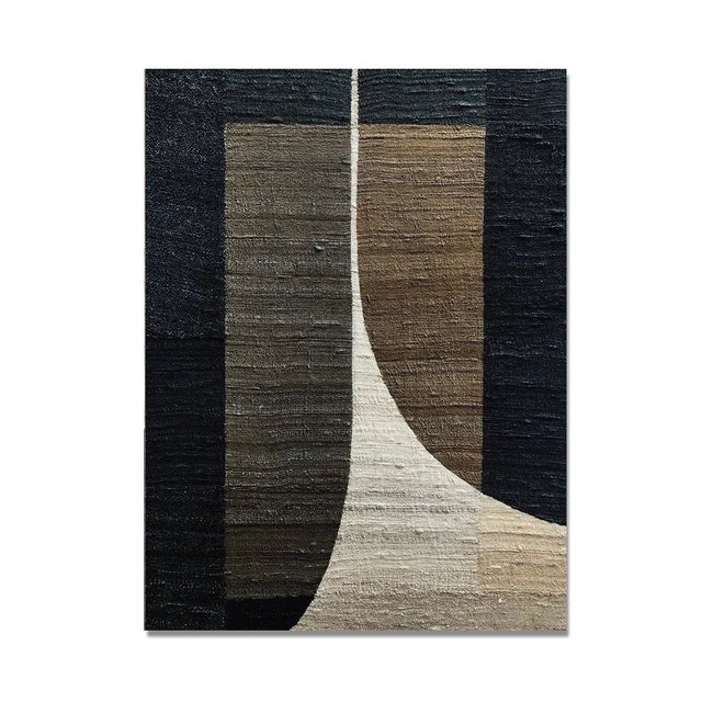 Abstract Retro Black Geometry Canvas Painting Posters and Prints Cuadros Wall Art Picture for Living Room Home Decor Unframed