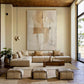 Textured Geometric Canvas Art