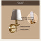 Copper Fabric Wall Light