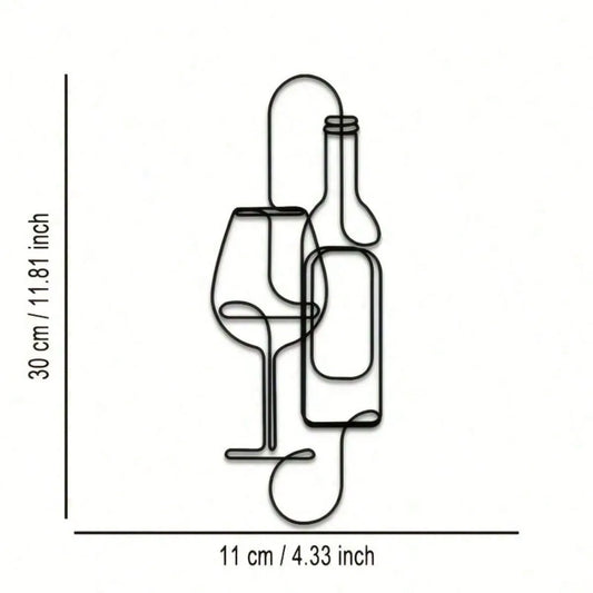 Iron Wall Wine Rack