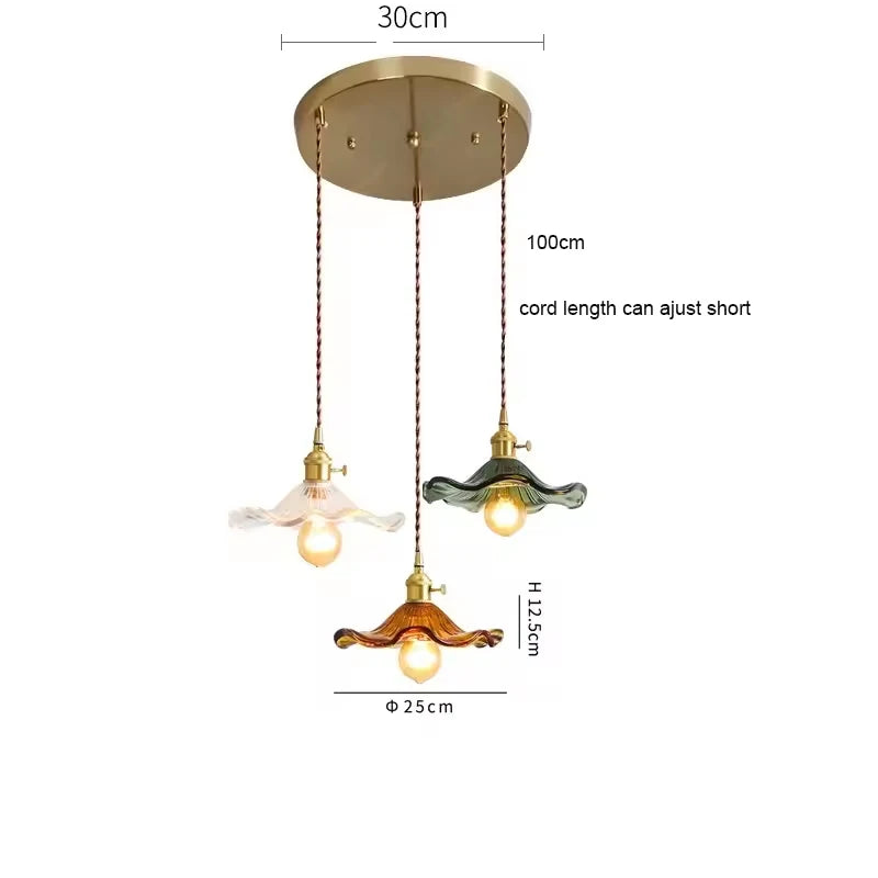 Colorful Glass Pendant Light