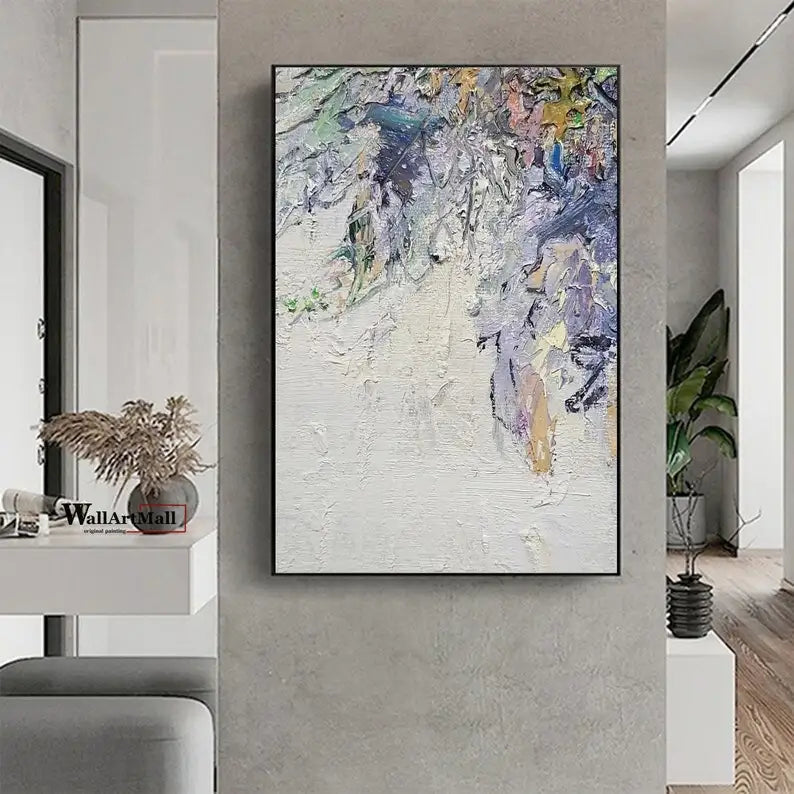 Large Abstract Black and Brown Minimalist Canvas Painting Wabi-sabi Handmade Painting Geometric Painting Gold Texture Wall Art