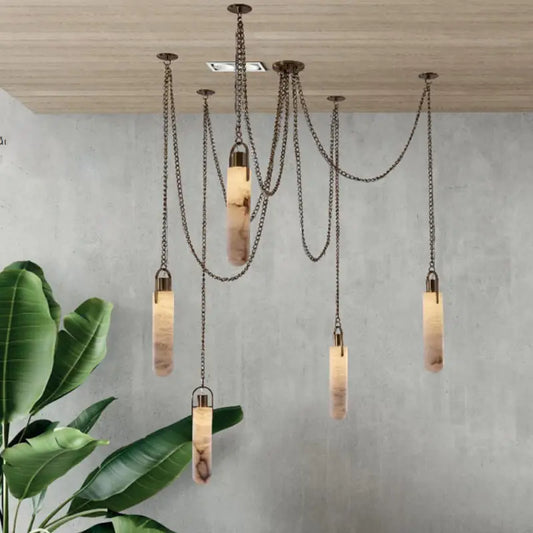 Marble Multi Pendant Chandelier