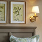 Copper Fabric Wall Light